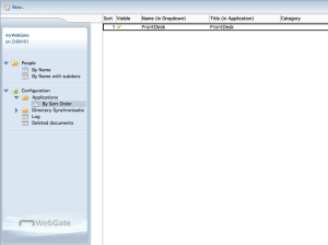 The notesUI of myWebGate